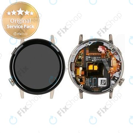 Huawei Watch GT3 Milo B19T 42mm - Écran LCD + Ecran Tactile + Cadre (Gold Stainless Steel) - 02354QVM Genuine Service Pack