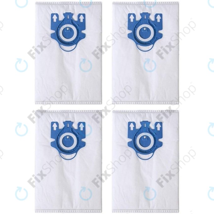 Sac à poussière, 4 pièces pour Miele Classic C1, Complete C2, Complete C3, S2, S5, S8, S 400i - S 858