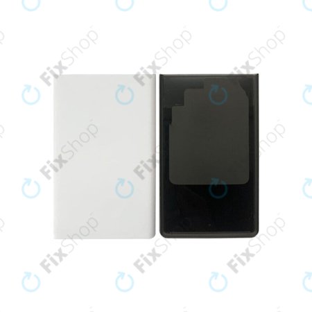 Google Pixel 7 Pro GP4BC GE2AE - Verre du boîtier arrière (bas) (neige)