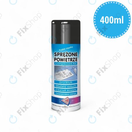 Air comprimé, non inflammable, 400 ml, spray