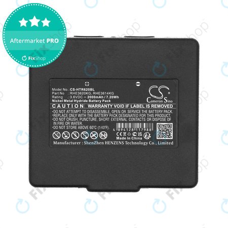 Batterie pour Hetronic Abitron Mini, 2000mAh, Ni-MH, 3.6V, RHE3620KG, HQ