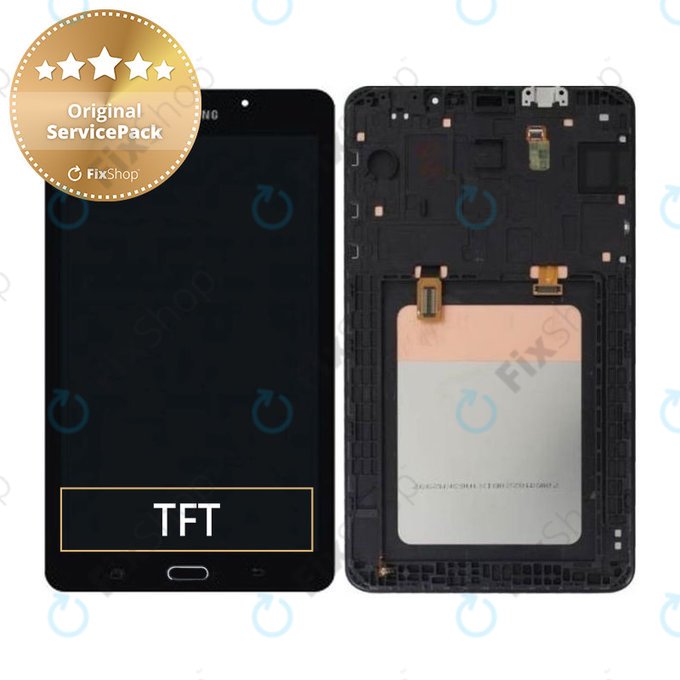 Samsung Galaxy Tab A 7.0 T280 (2016) - Écran LCD + Ecran Tactile + Cadre (Noir) - GH97-18734A Genuine Service Pack