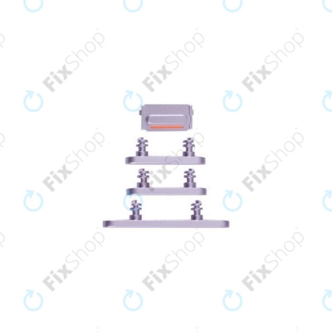 Apple iPhone 14 Pro - Boutons latéraux (Violet foncé)
