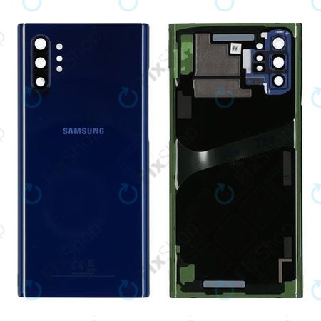 Samsung Galaxy Note 10 Plus N975F - Cache batterie (Bleu Aura) - GH82-20588D Genuine Service Pack