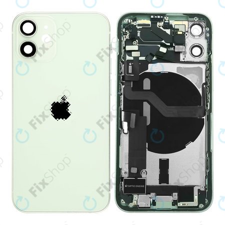 Apple iPhone 12 Mini - Petites pièces du boîtier arrière (vert)