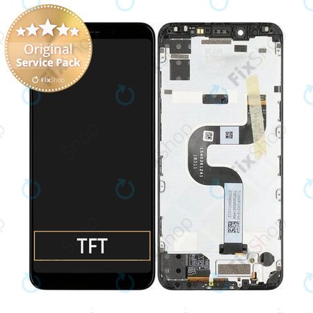 Xiaomi Mi A2 - Écran LCD + Écran Tactile + Cadre (Noir) - 5606100530B6 Genuine Service Pack