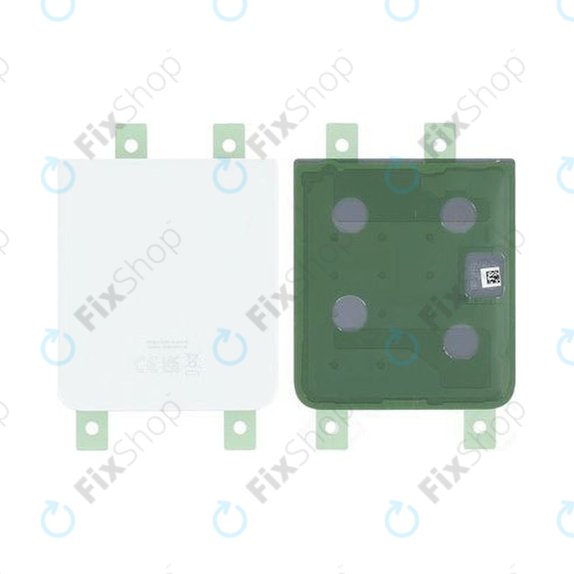 Samsung Galaxy Z Flip 4 F721B - Cache batterie B/G (Blanc) - GH82-29654F Genuine Service Pack