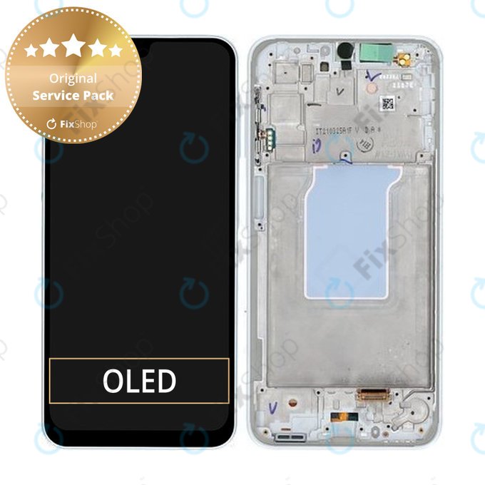 Samsung Galaxy A26 A266E - Écran LCD + Écran tactile + Cadre (White) - GH82-37049B Genuine Service Pack