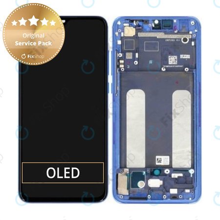 Xiaomi Mi 9 Lite - Écran LCD + Écran Tactile + Cadre (Bleu Aurora) - 561010033033, 5600040F3B00 Genuine Service Pack