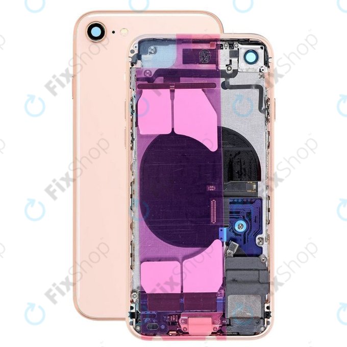 Apple iPhone 8 - Petites pièces du boîtier arrière (Or)