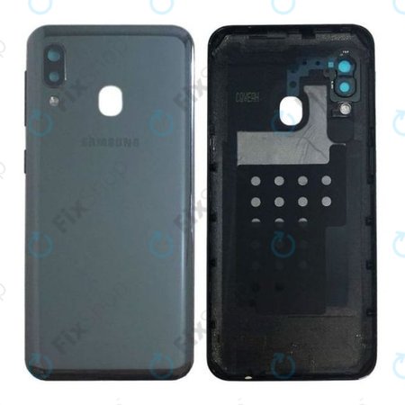 Samsung Galaxy A20e A202F - Cache batterie (Noir) - GH82-20125A Genuine Service Pack