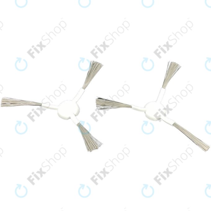 Brosse latérale, 2 pcs, Blanc pour Xiaomi Dreame S10, S10 Pro, Dreame Bot L10 Ultra, L10s Pro Ultra, Mi Robot Vacuum X10+