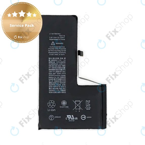 Apple iPhone XS - Batterie 2658mAh Service Pack