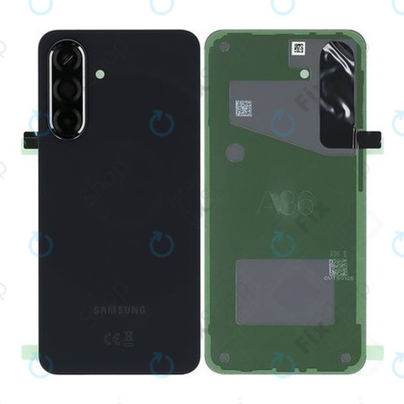 Samsung Galaxy A36 A366E - Cache batterie (Awesome Black) - GH82-36804A Genuine Service Pack