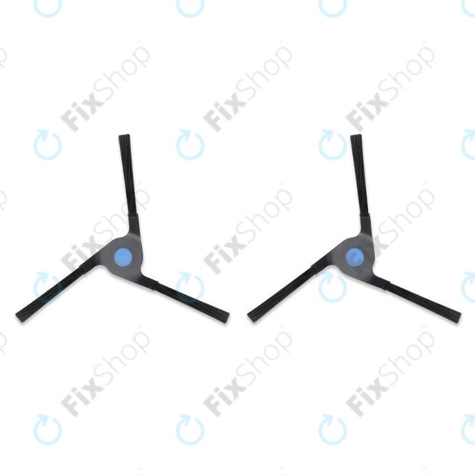 Ecovacs Deebot X2-series - Brosse latérale (Noir) - 2pcs