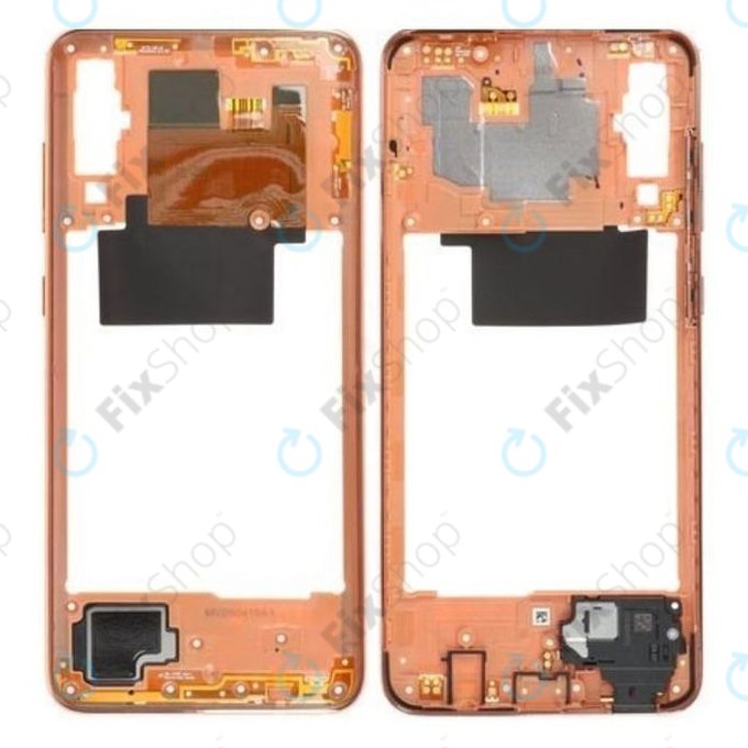 Samsung Galaxy A70 A705F - Cadre central (Corail) - GH97-23258D Genuine Service Pack