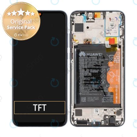 Huawei Honor 10 Lite - Écran LCD + Ecran Tactile + Cadre + Batterie (Black) - 02352GWN Genuine Service Pack