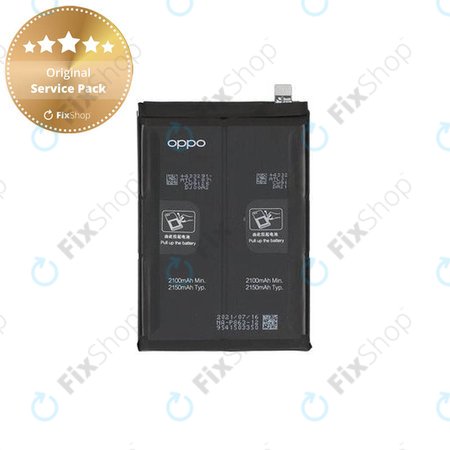 Oppo Reno 6 5G CPH2251 - Batterie BLP863 2150mAh - 4907758 Genuine Service Pack