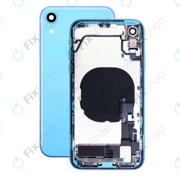 Apple iPhone XR - Petites pièces du boîtier arrière (bleu)