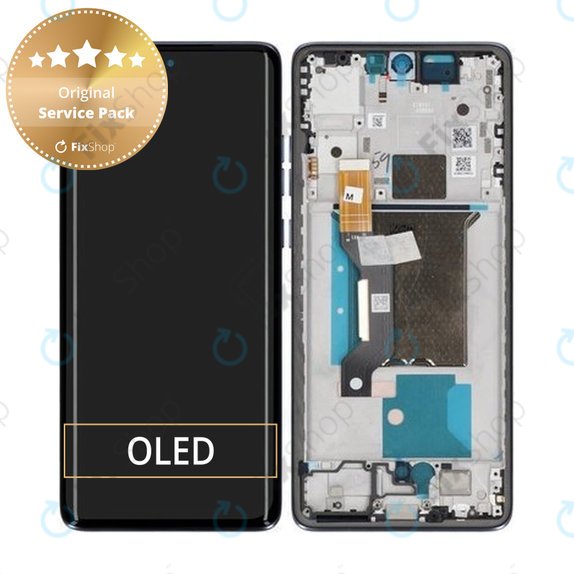 Motorola Edge 60 Fusion - Écran LCD + Écran tactile + Cadre (Slipstream) - 5D68C29878 Genuine Service Pack