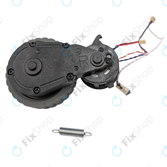 Roue avec moteur, Droite, Noir pour iRobot Roomba Combo 111, Roomba Combo 113