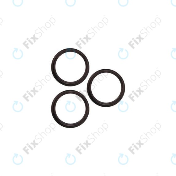 Apple iPhone 12 Pro - Cadre d'objectif de caméra arrière (Graphite) - 3pcs