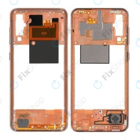 Samsung Galaxy A50 A505F - Cadre central (Corail) - GH97-23209D Genuine Service Pack