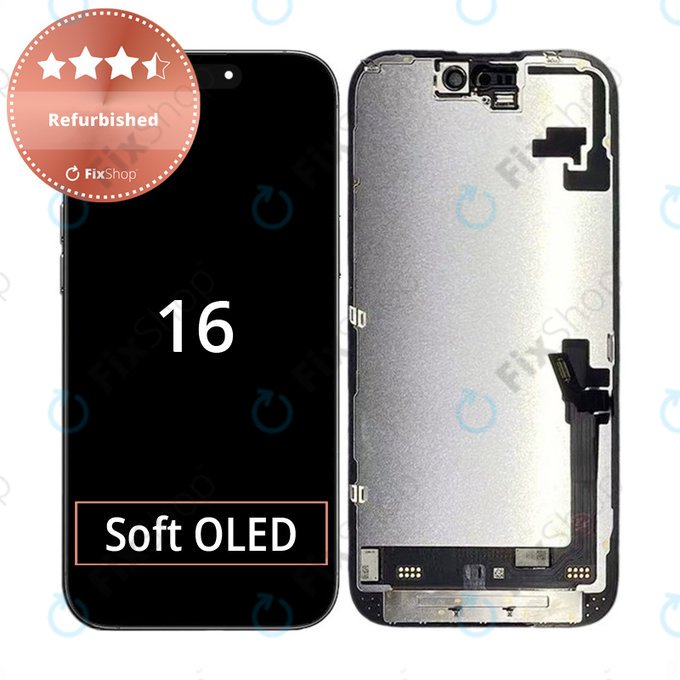 Apple iPhone 16 - Écran LCD + Écran Tactile + Cadre Refurbished