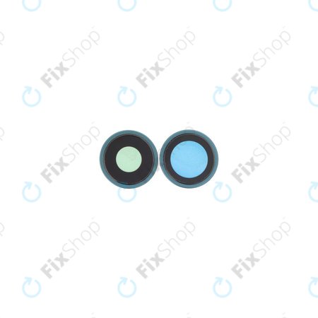 Apple iPhone 16, 16 Plus - Cadre d'objectif de caméra arrière (Teal) - 2pcs
