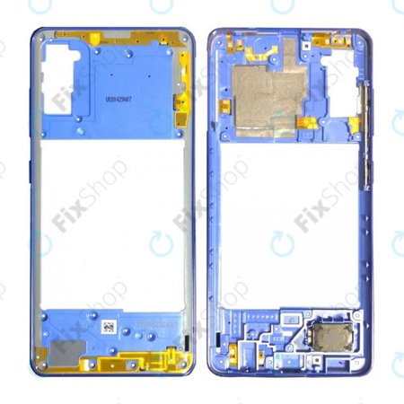 Samsung Galaxy A41 A415F - Cadre central (Prism Crush Blue) - GH98-45511D Genuine Service Pack