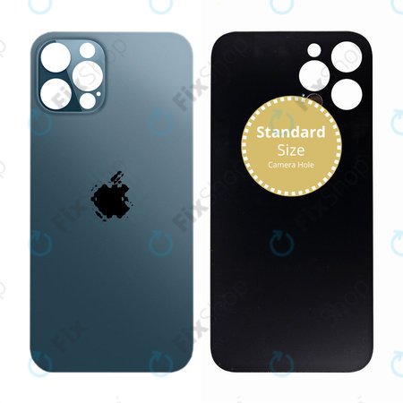 Apple iPhone 12 Pro - Verre du boîtier arrière (bleu)