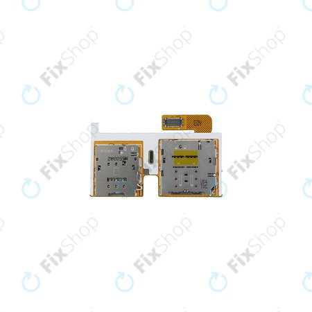 Samsung Galaxy Tab S2 8.0 T710, T715, T810 - Lecteur SIM + Lecteur de carte SD + Câble flexible - GH59-14420A Genuine Service Pack