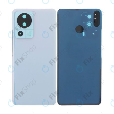Xiaomi 13 Lite - Cache batterie + cadre + objectif de caméra arrière (Blue)