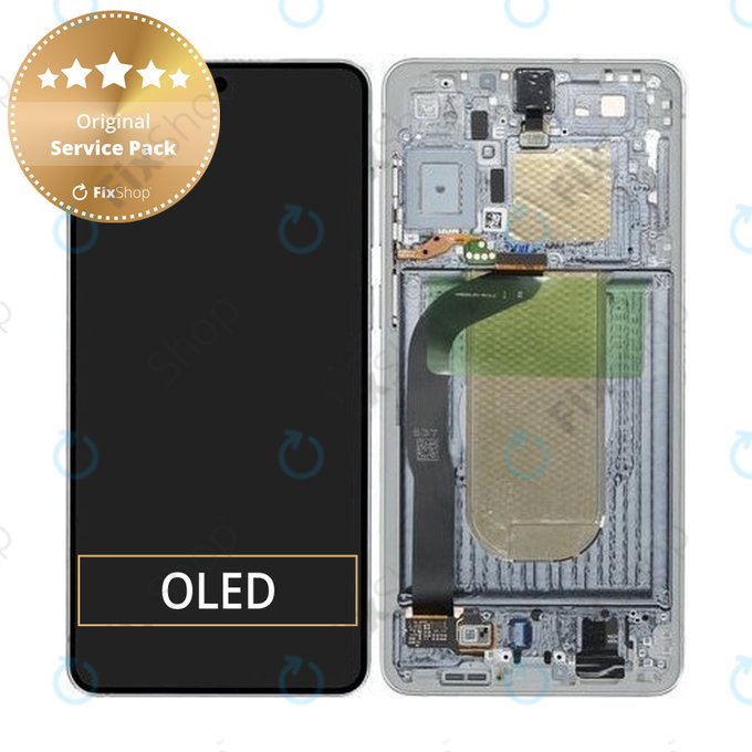 Samsung Galaxy S25 Edge - Ecran LCD + Ecran Tactile + Cadre (Titanium Silver) - GH82-37224A Genuine Service Pack