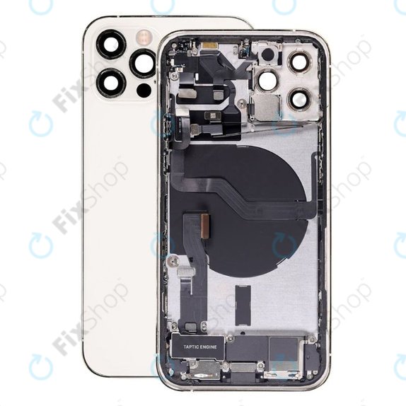 Apple iPhone 12 Pro - Petites pièces du boîtier arrière (argent)