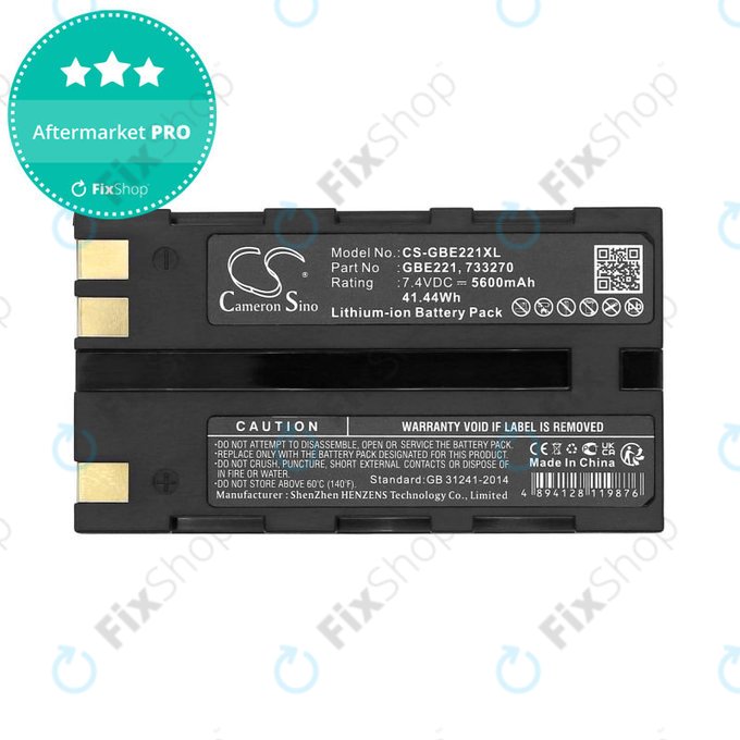 Batterie pour Geomax Stonex R6, Zoom 35, 5600mAh, Li-Ion, 7.4V, ZBA200, HQ