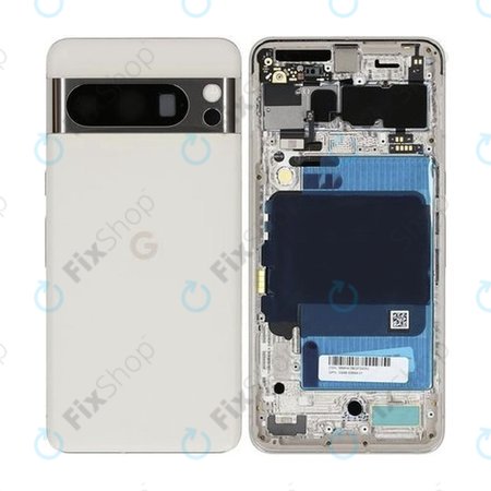 Google Pixel 8 Pro GC3VE G1MNW - Coque arrière (Porcelain) - G949-00694-01 Genuine Service Pack