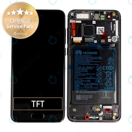 Huawei Honor 9 - Écran LCD + Écran Tactile + Cadre + Batterie (Noir Minuit) - 02351LGK