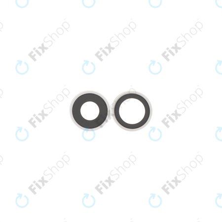 Apple iPhone 17 - Cadre d'objectif de caméra arrière (White) - 2pcs