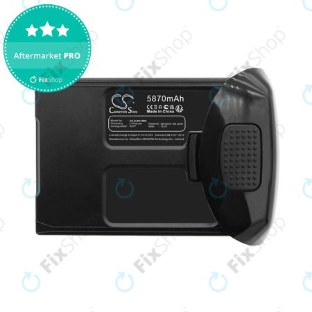 Batterie pour DJI Phantom 4 Pro, 5870mAh, Li-Pol, 15.2V, CP.PT.00000033.01, HQ