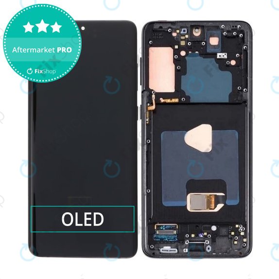 Samsung Galaxy S21 Plus G996B - Écran LCD + Écran tactile + Cadre (Noir Phantom) OLED