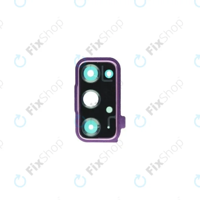 Samsung Galaxy S20 FE G780F - Cadre en verre pour caméra arrière (Lavande nuage) - GH98-46057C Genuine Service Pack