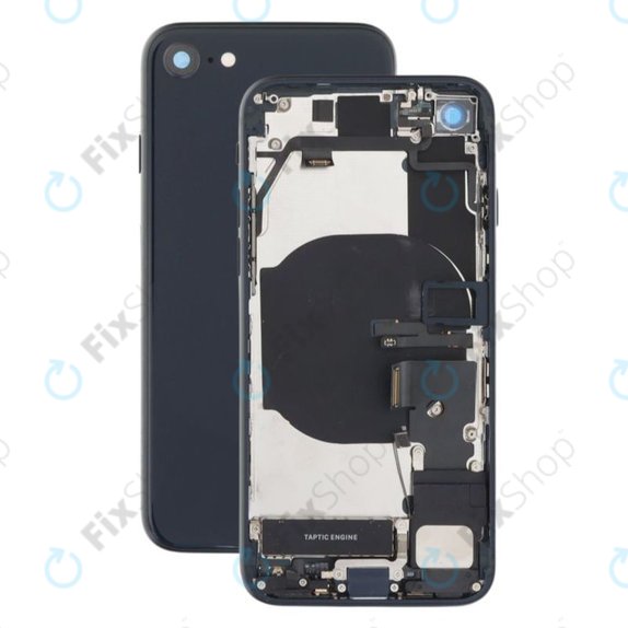 Apple iPhone SE (3rd Gen 2022) - Boîtier arrière (Midnight)