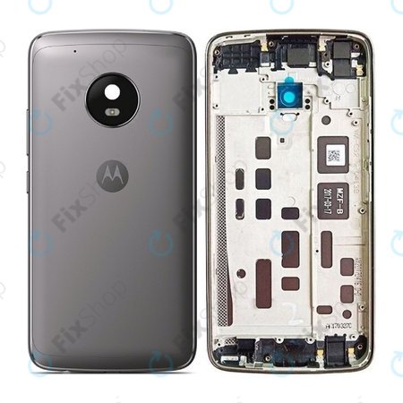 Motorola Moto G5 Plus - Cache batterie (Gris)