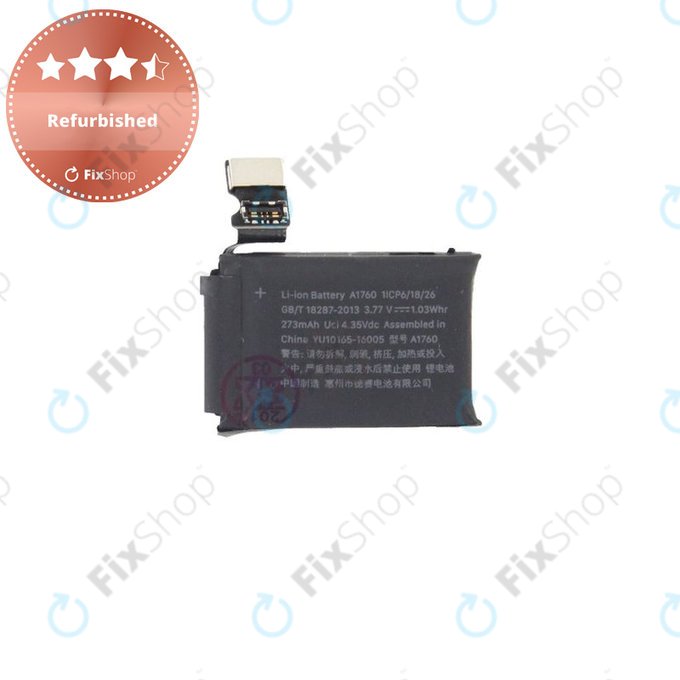 Apple Watch 2 38 mm - Batterie 273 mAh Refurbished