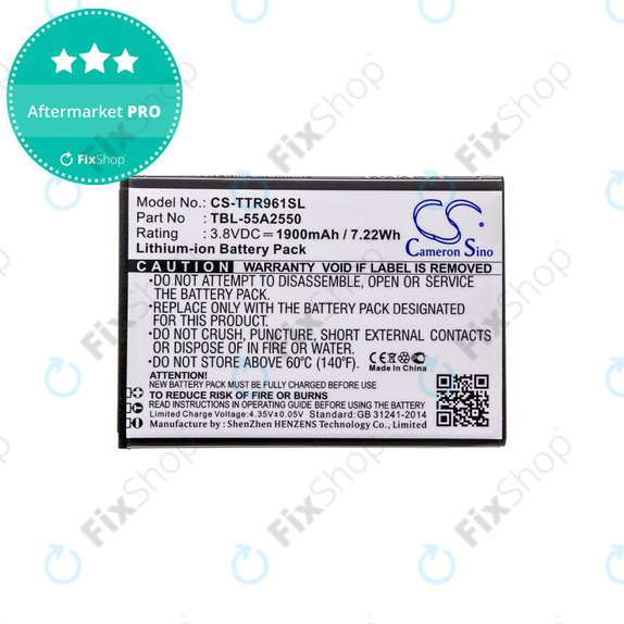 Batterie pour TP-Link M7350, 1900mAh, Li-ion, 3.8V, TBL-55A2550, HQ