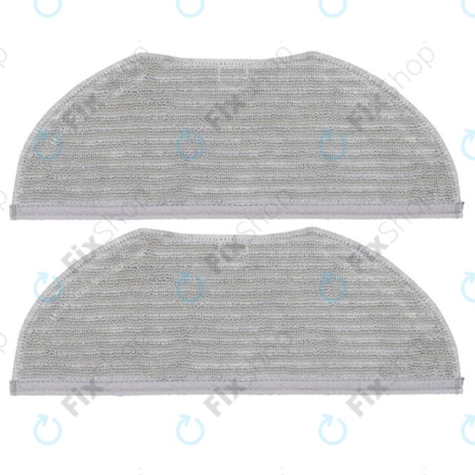 Chiffon de vadrouille, 2 pièces, Nettoyage humide pour Xiaomi Mi Robot Vacuum Mop Essential (Mijia G1)