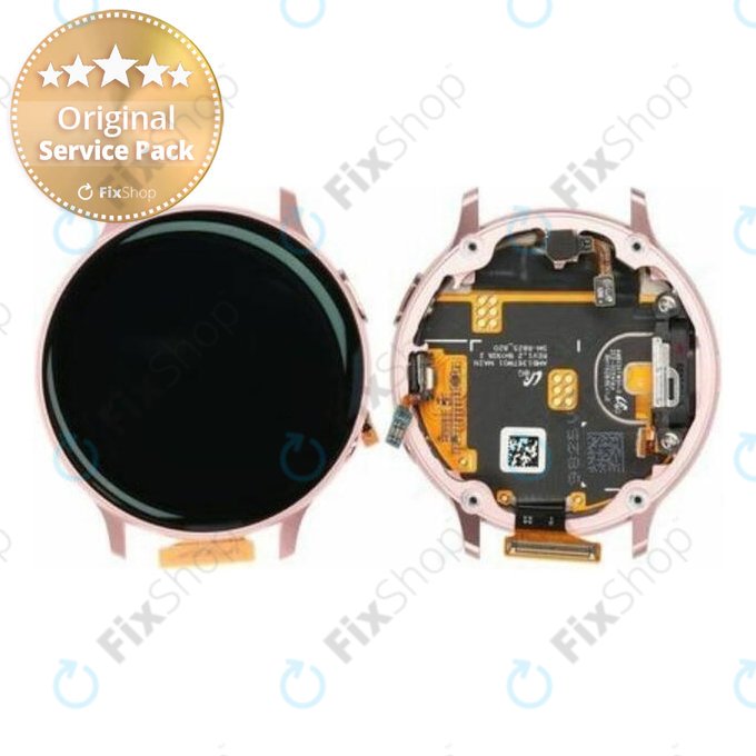 Samsung Galaxy Watch Active 2 44 mm - Écran LCD + Écran Tactile + Cadre (Or Rose) - GH82-21125B Genuine Service Pack