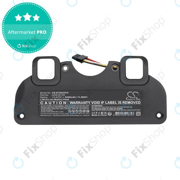 Batterie pour ETA 4228 Navaggio Profi, 5200mAh, Li-Ion, 14.4V, 4228 00100, HQ
