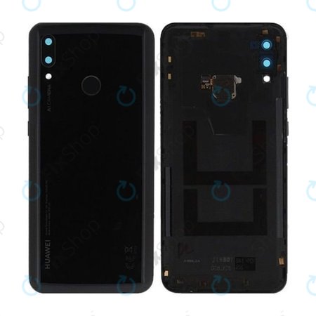 Huawei P Smart (2019) - Cache batterie + Capteur d'empreintes digitales (Noir) - 02352HTS